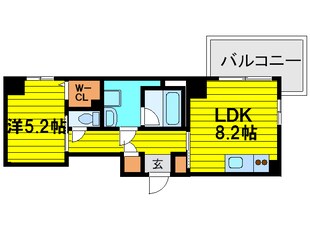 インテリジェンス御堂の物件間取画像